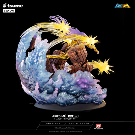 Tsume Statue HQS Saint Seiya - Aries Mû Stardust Revolution 1/6