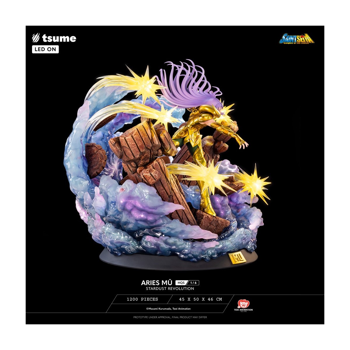 Tsume Statue HQS Saint Seiya - Aries Mû Stardust Revolution 1/6