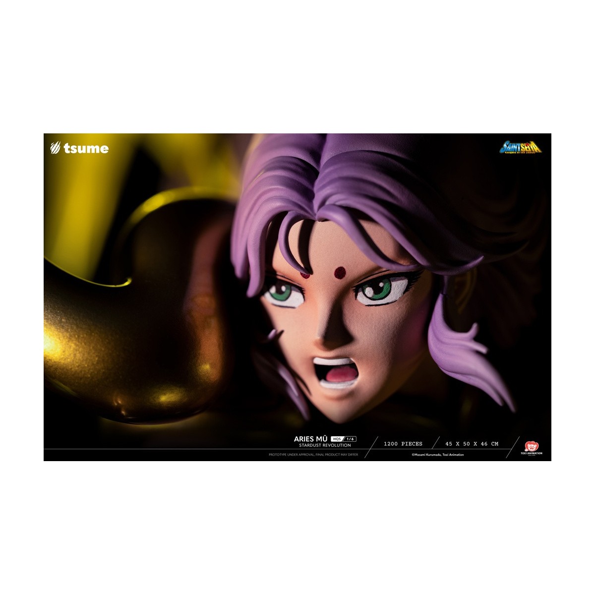 Tsume Statue HQS Saint Seiya - Aries Mû Stardust Revolution 1/6