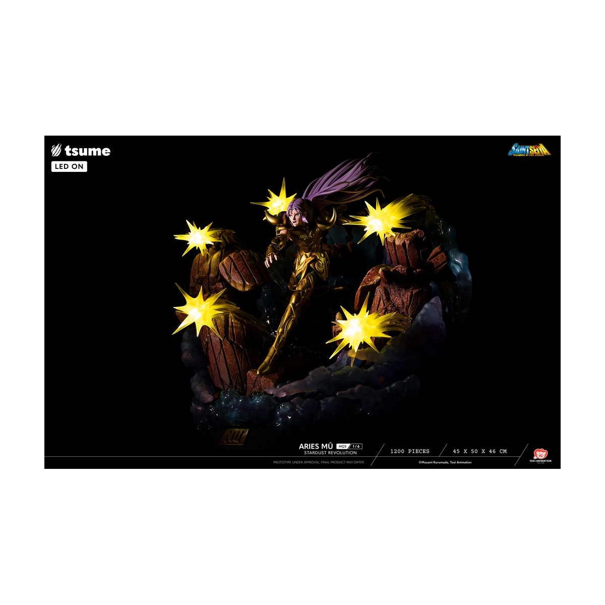 Tsume Statue HQS Saint Seiya - Aries Mû Stardust Revolution 1/6