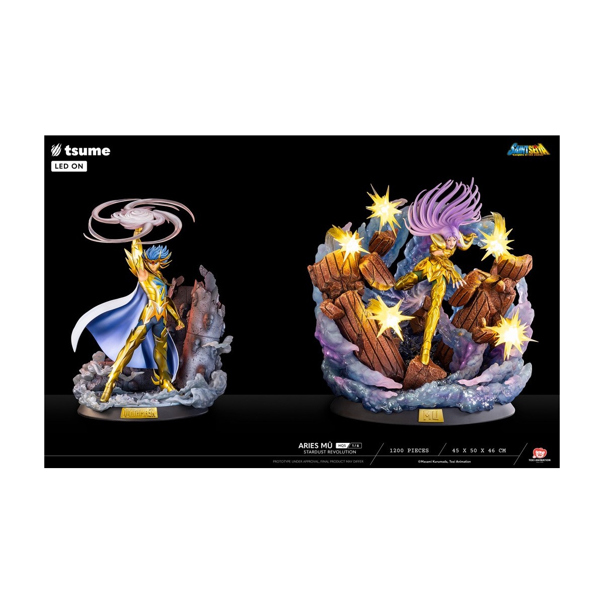 Tsume Statue HQS Saint Seiya - Aries Mû Stardust Revolution 1/6