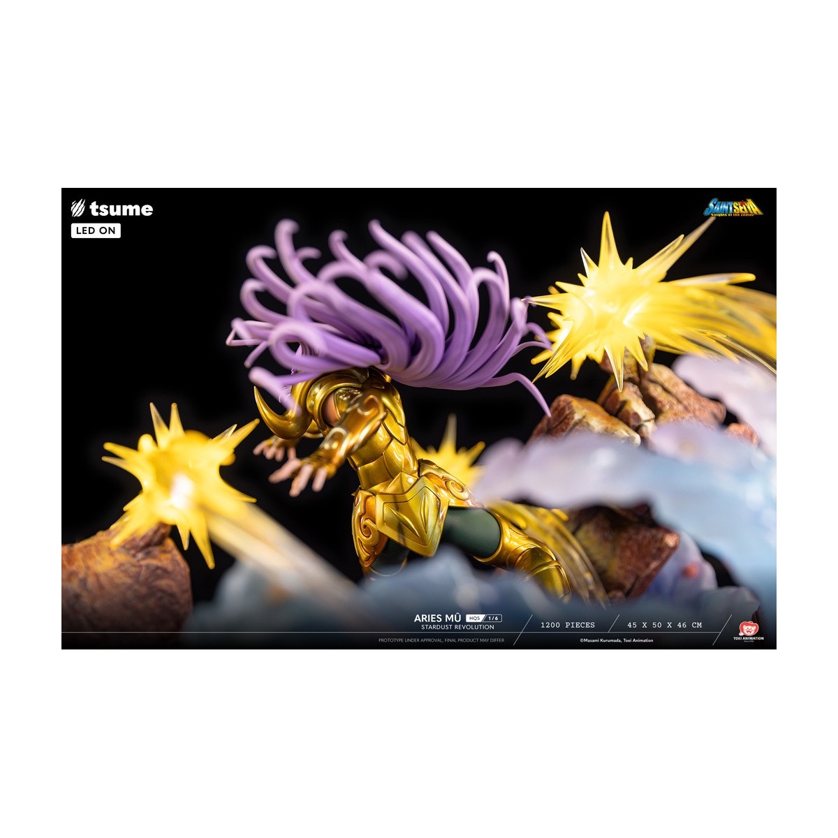 Tsume Statue HQS Saint Seiya - Aries Mû Stardust Revolution 1/6