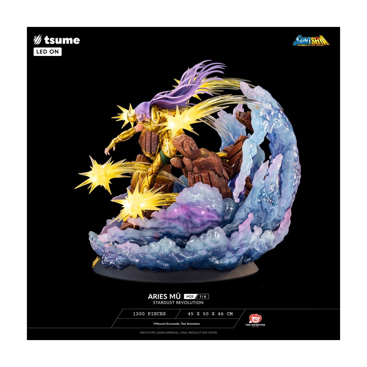 Tsume Statue HQS Saint Seiya - Aries Mû Stardust Revolution 1/6