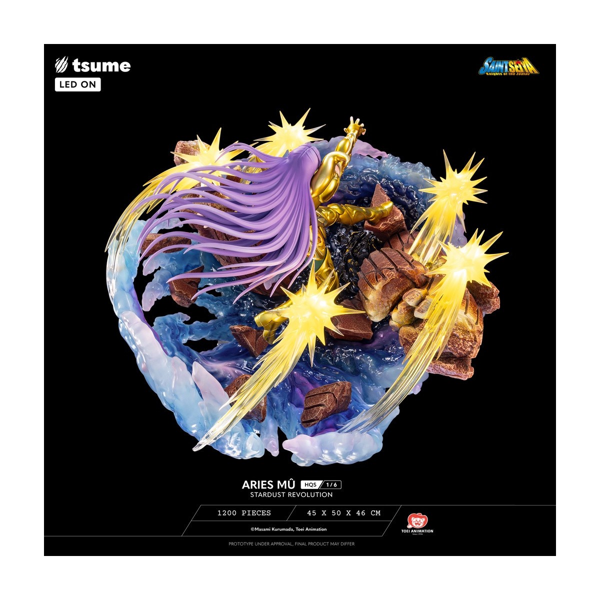 Tsume Statue HQS Saint Seiya - Aries Mû Stardust Revolution 1/6