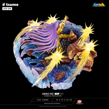 Tsume Statue HQS Saint Seiya - Aries Mû Stardust Revolution 1/6
