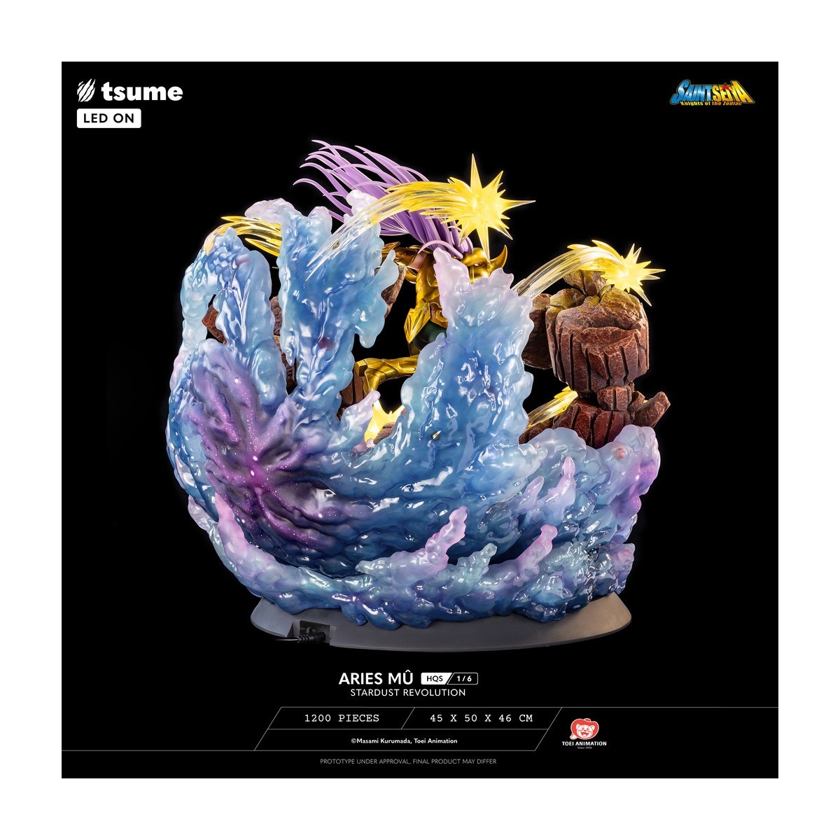 Tsume Statue HQS Saint Seiya - Aries Mû Stardust Revolution 1/6