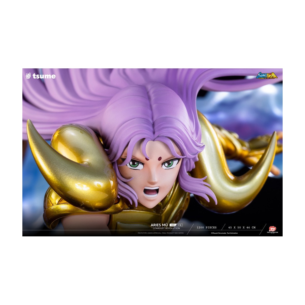 Tsume Statue HQS Saint Seiya - Aries Mû Stardust Revolution 1/6