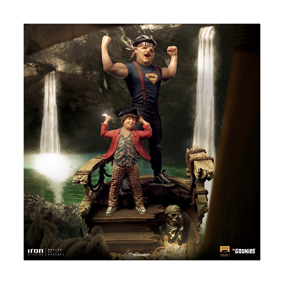 Iron Studios - Sloth and Chunk 1/10 The Goonies Deluxe Art Scale - Cinoque and Choco