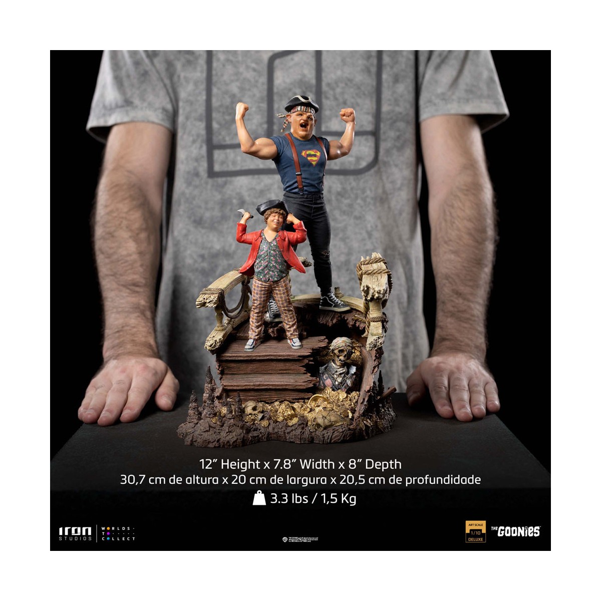 Iron Studios - Sloth and Chunk 1/10 The Goonies Deluxe Art Scale - Cinoque and Choco