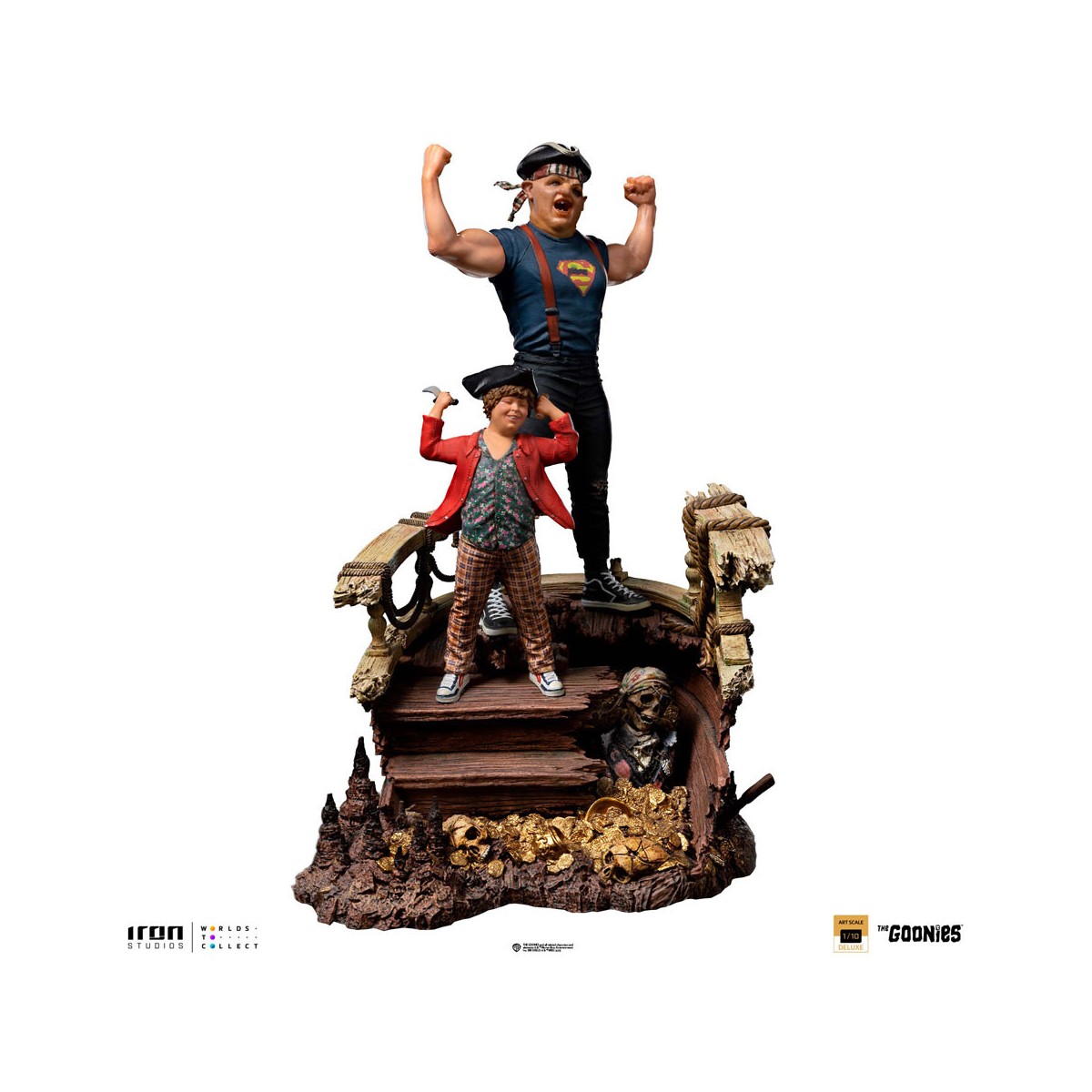 Iron Studios - Sloth and Chunk 1/10 The Goonies Deluxe Art Scale - Cinoque and Choco