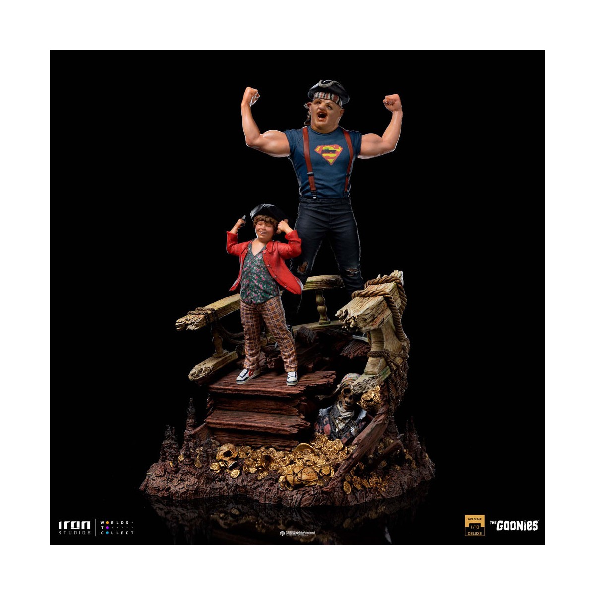 Iron Studios - Sloth and Chunk 1/10 The Goonies Deluxe Art Scale - Cinoque and Choco