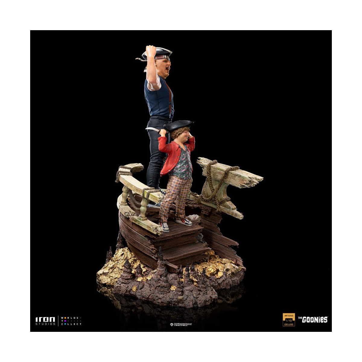 Iron Studios - Sloth and Chunk 1/10 The Goonies Deluxe Art Scale - Cinoque and Choco