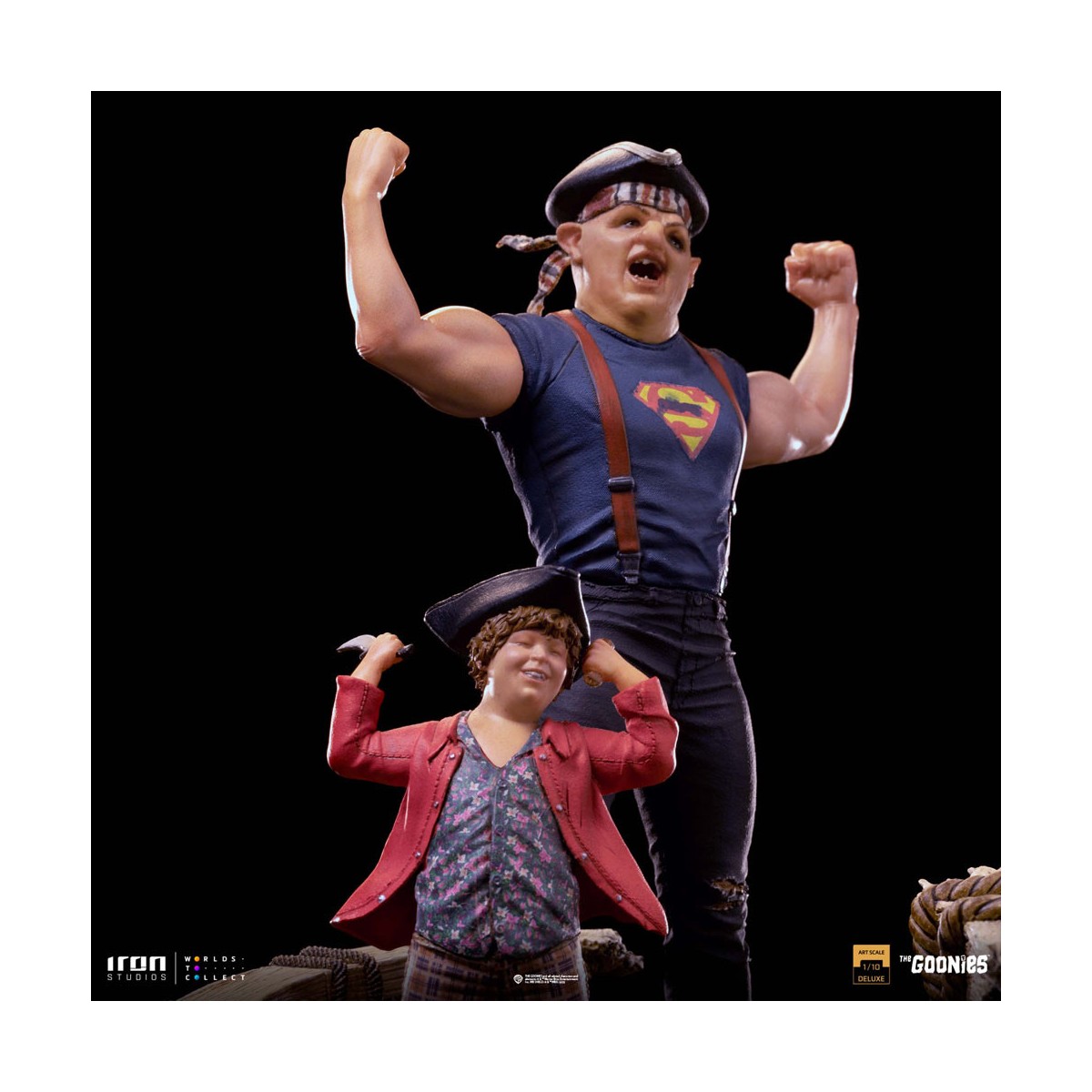 Iron Studios - Sloth and Chunk 1/10 The Goonies Deluxe Art Scale - Cinoque and Choco