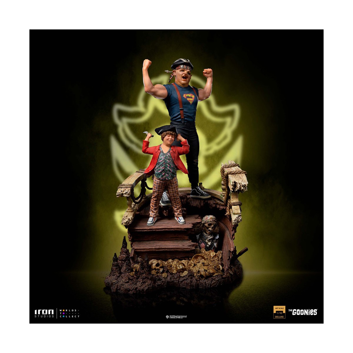 Iron Studios - Sloth and Chunk 1/10 The Goonies Deluxe Art Scale - Cinoque and Choco