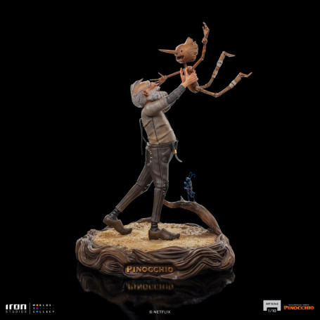 Iron Studios - Gepeto & Pinocchio BDS Art Scale 1/10 - Guillermo del Toro's Pinocchio