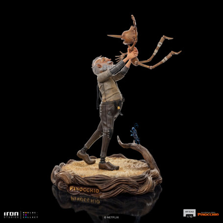 Iron Studios - Gepeto & Pinocchio BDS Art Scale 1/10 - Guillermo del Toro's Pinocchio