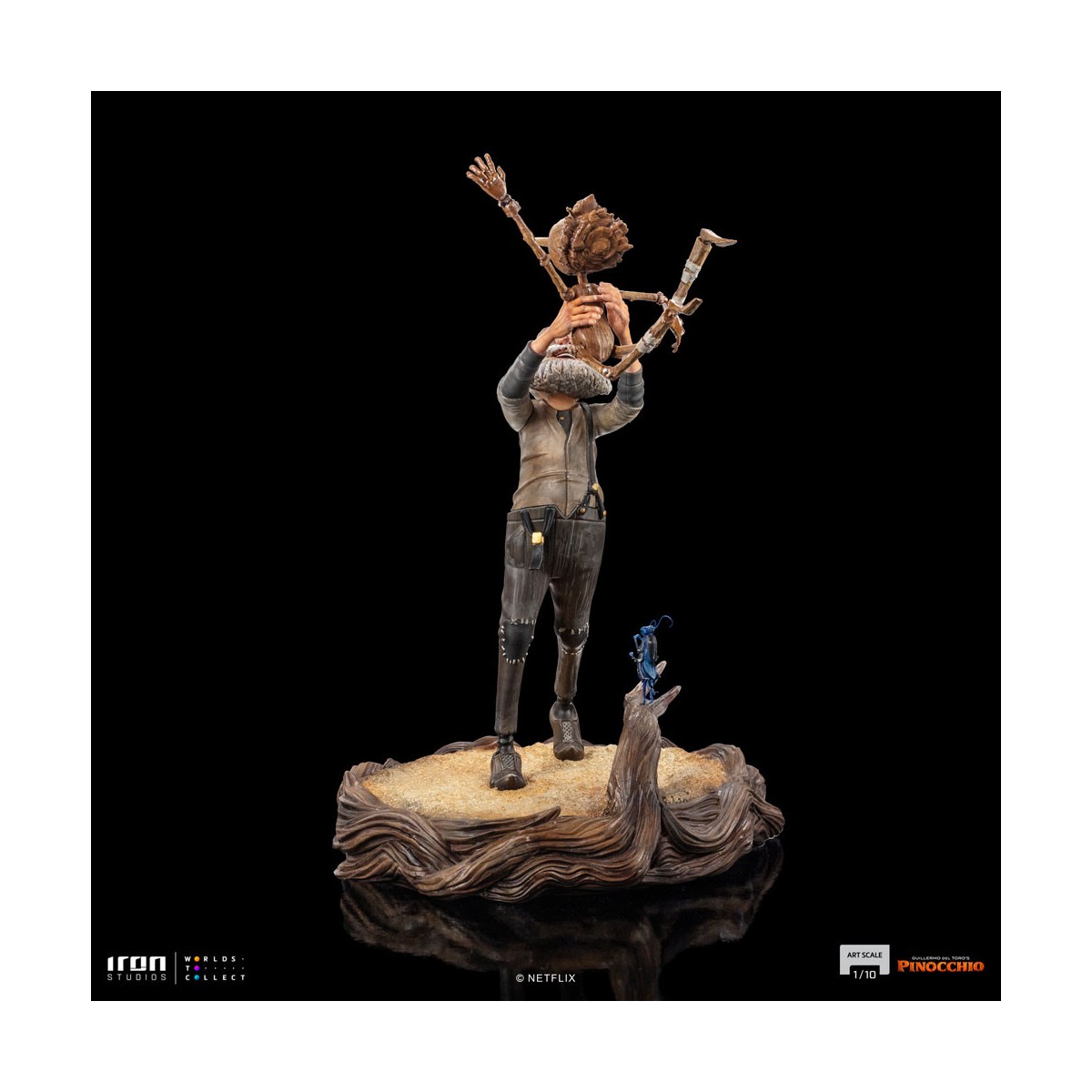 Iron Studios - Gepeto & Pinocchio BDS Art Scale 1/10 - Guillermo del Toro's Pinocchio