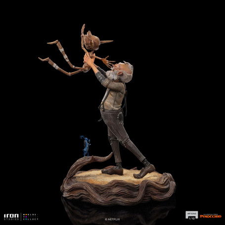 Iron Studios - Gepeto & Pinocchio BDS Art Scale 1/10 - Guillermo del Toro's Pinocchio