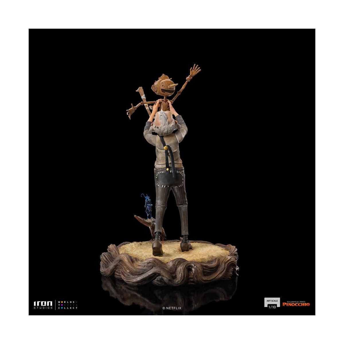 Iron Studios - Gepeto & Pinocchio BDS Art Scale 1/10 - Guillermo del Toro's Pinocchio