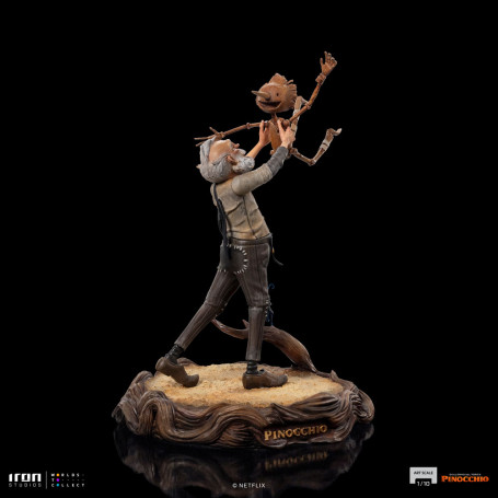Iron Studios - Gepeto & Pinocchio BDS Art Scale 1/10 - Guillermo del Toro's Pinocchio
