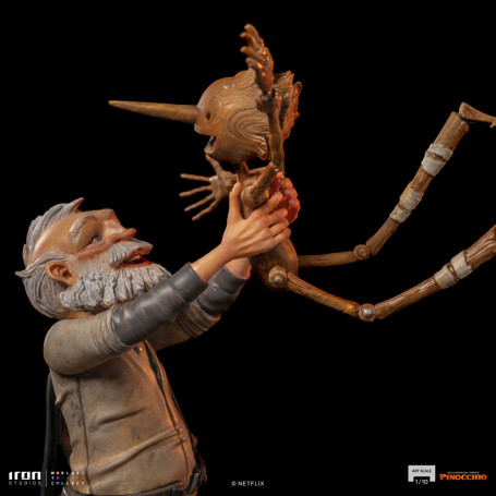 Iron Studios - Gepeto & Pinocchio BDS Art Scale 1/10 - Guillermo del Toro's Pinocchio