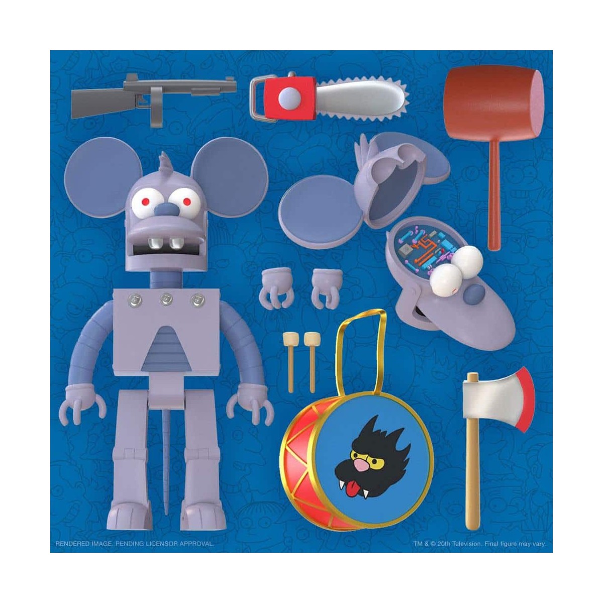Super 7 - The Simpsons - Ultimates Robot Itchy The Simpsons