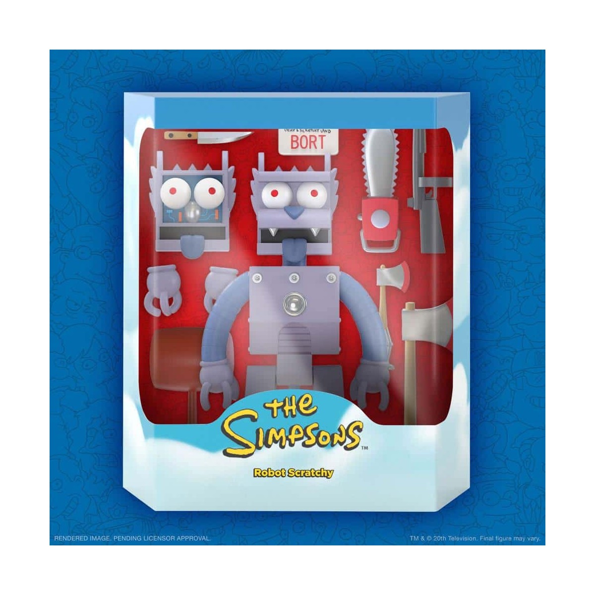 Super 7 - The Simpsons - Ultimates Robot Scratchy The Simpsons