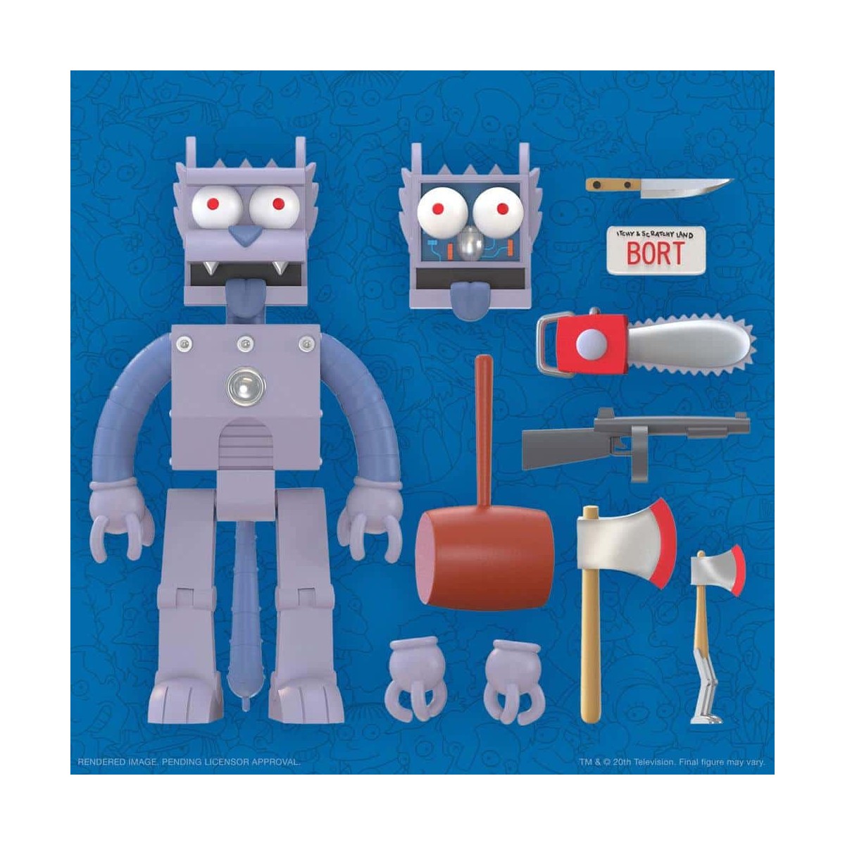 Super 7 - The Simpsons - Ultimates Robot Scratchy The Simpsons