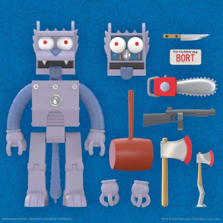 Super 7 - The Simpsons - Ultimates Robot Scratchy The Simpsons