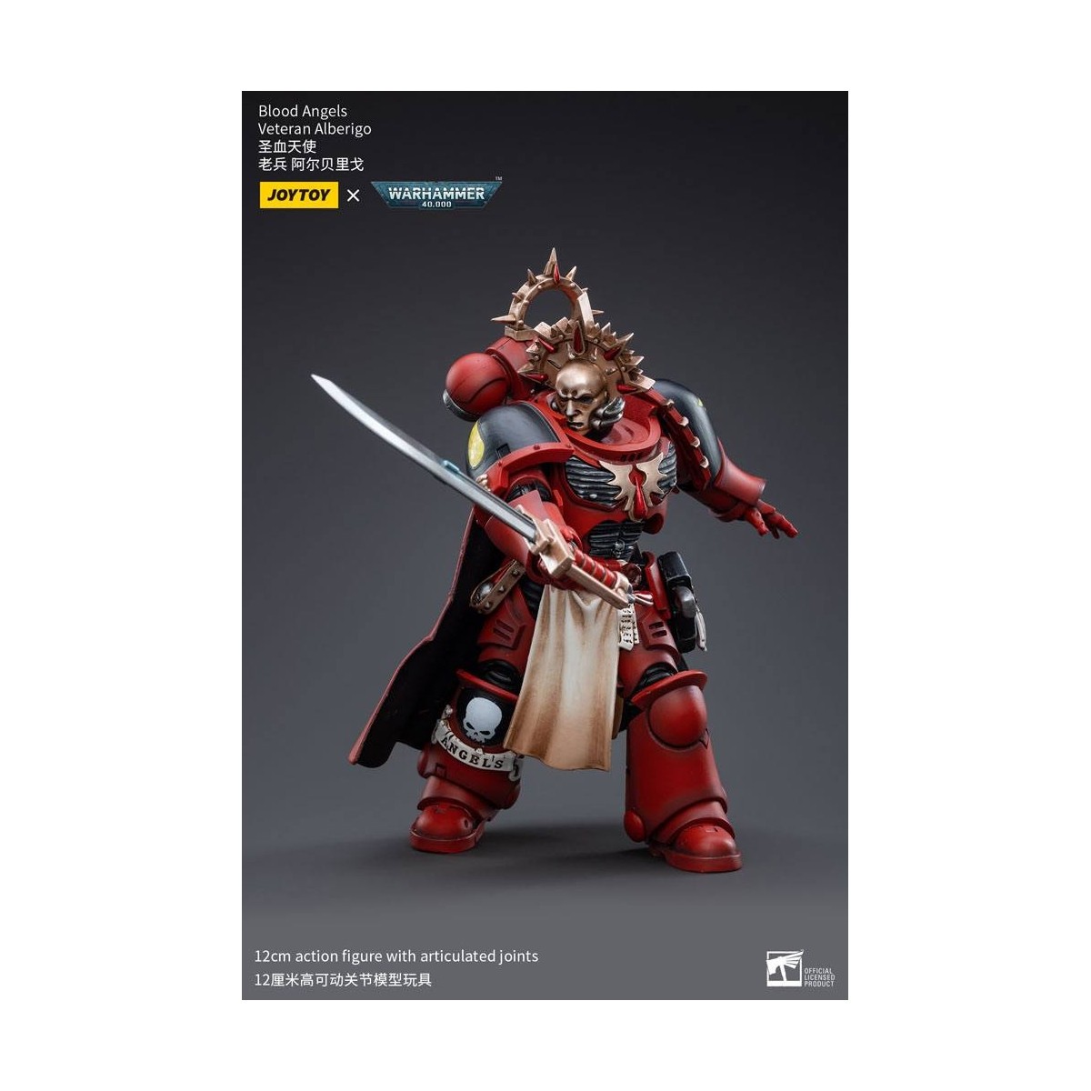 JoyToy Ultramarines - Blood Angels - Veteran Alberigo 1/18 - Warhammer 40K