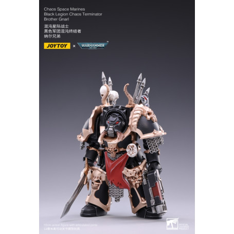 JoyToy Ultramarines - Black Legion - Brother Gnarl 1/18 - Warhammer 40K