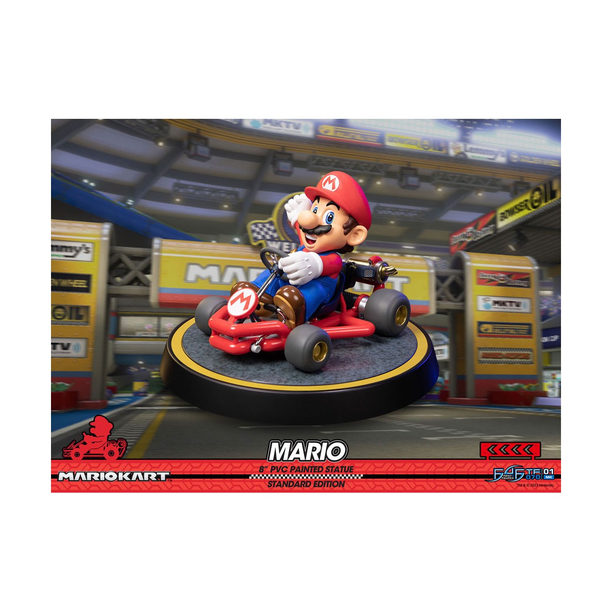 First 4 Figures - Mario Kart - MARIO Standard Edition PVC Statue