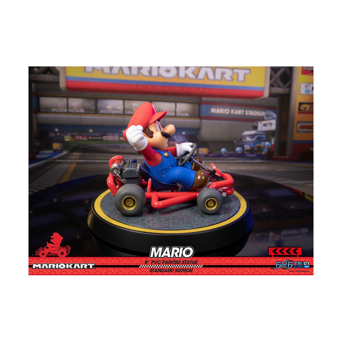 First 4 Figures - Mario Kart - MARIO Standard Edition PVC Statue