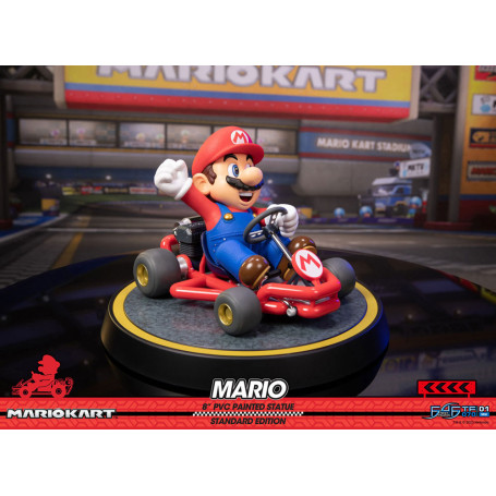 First 4 Figures - Mario Kart - MARIO Standard Edition PVC Statue