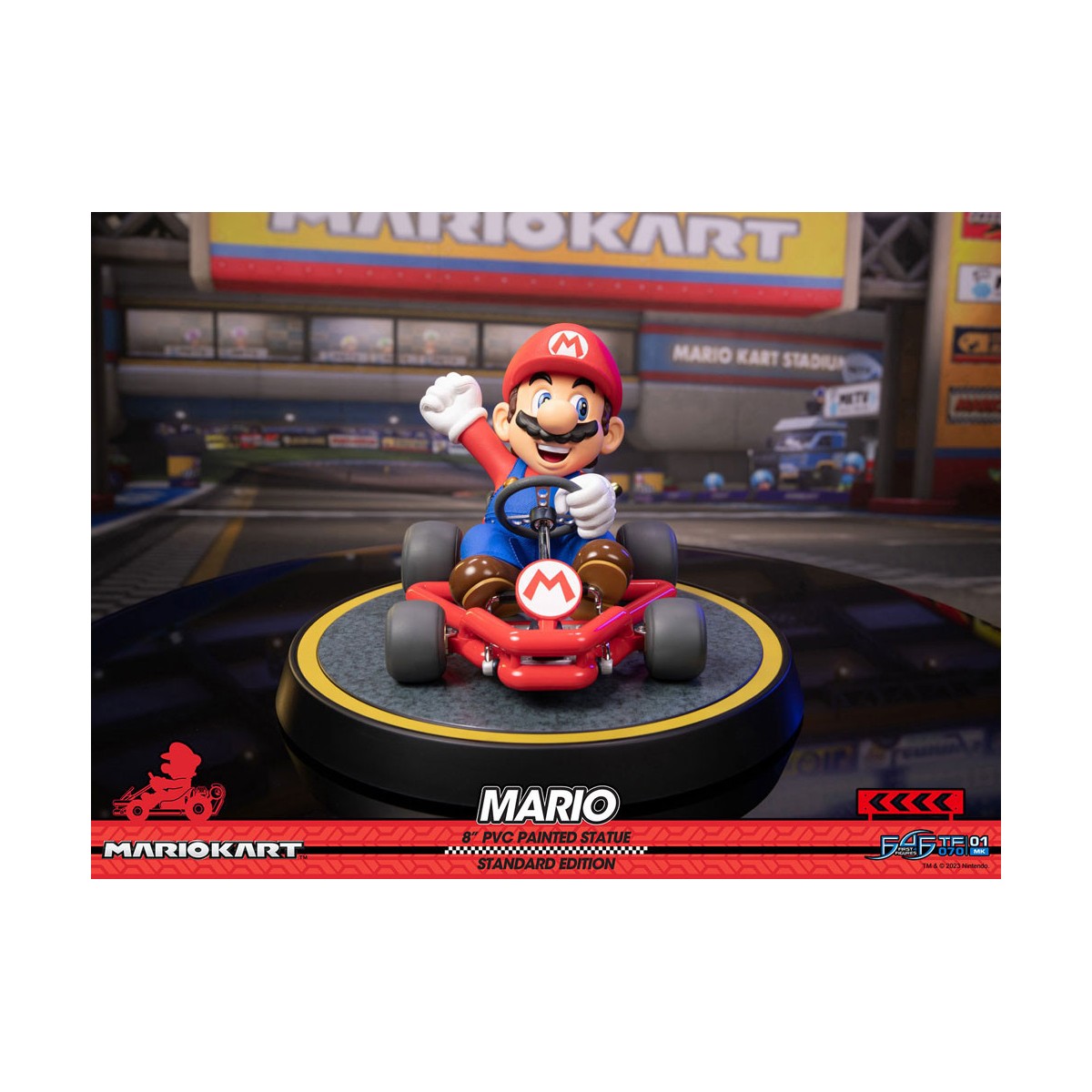 First 4 Figures - Mario Kart - MARIO Standard Edition PVC Statue