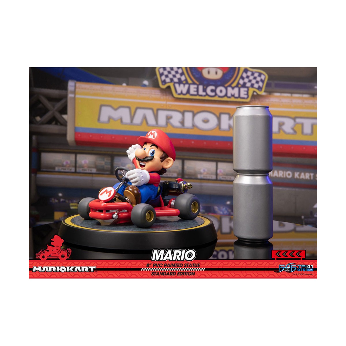 First 4 Figures - Mario Kart - MARIO Standard Edition PVC Statue