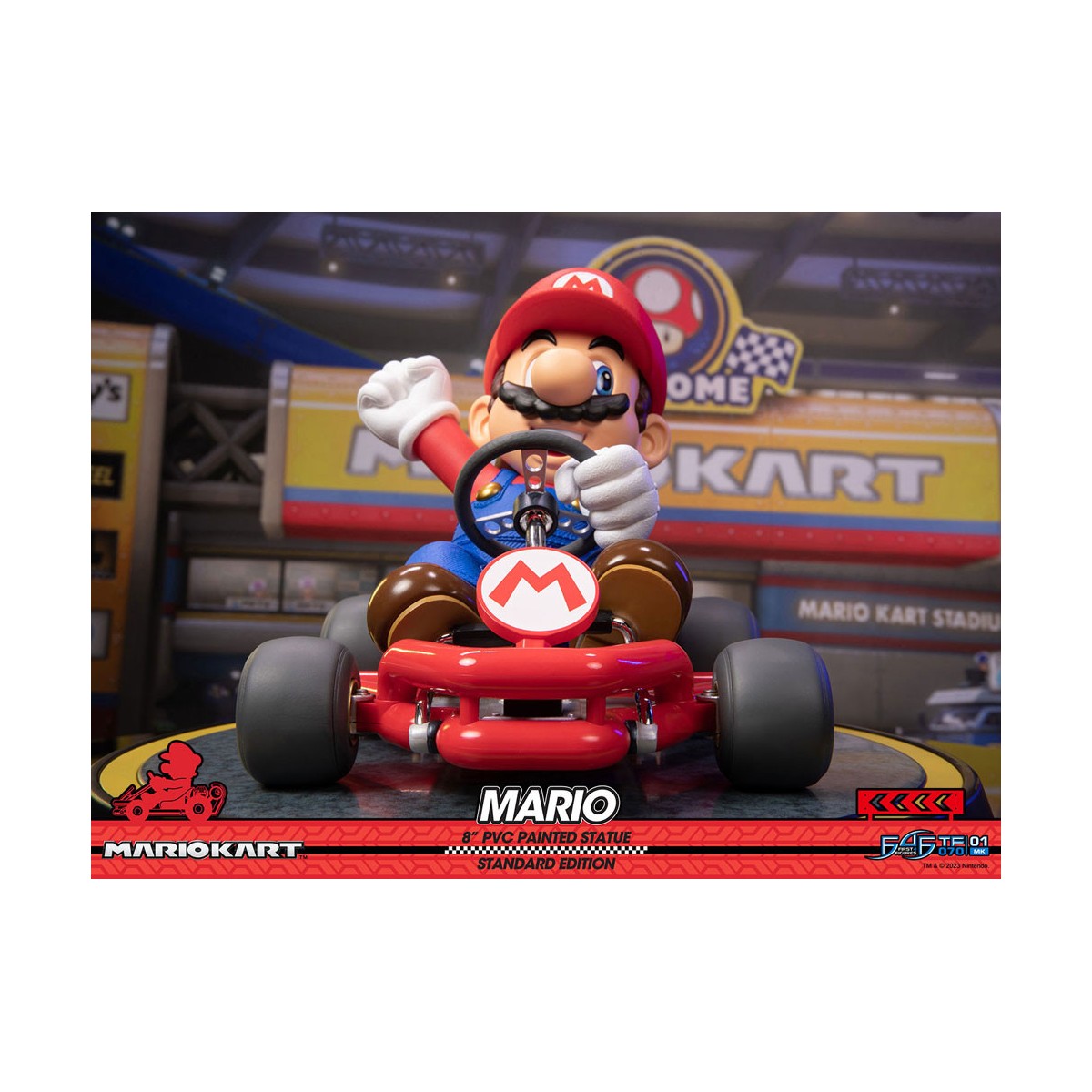 First 4 Figures - Mario Kart - MARIO Standard Edition PVC Statue