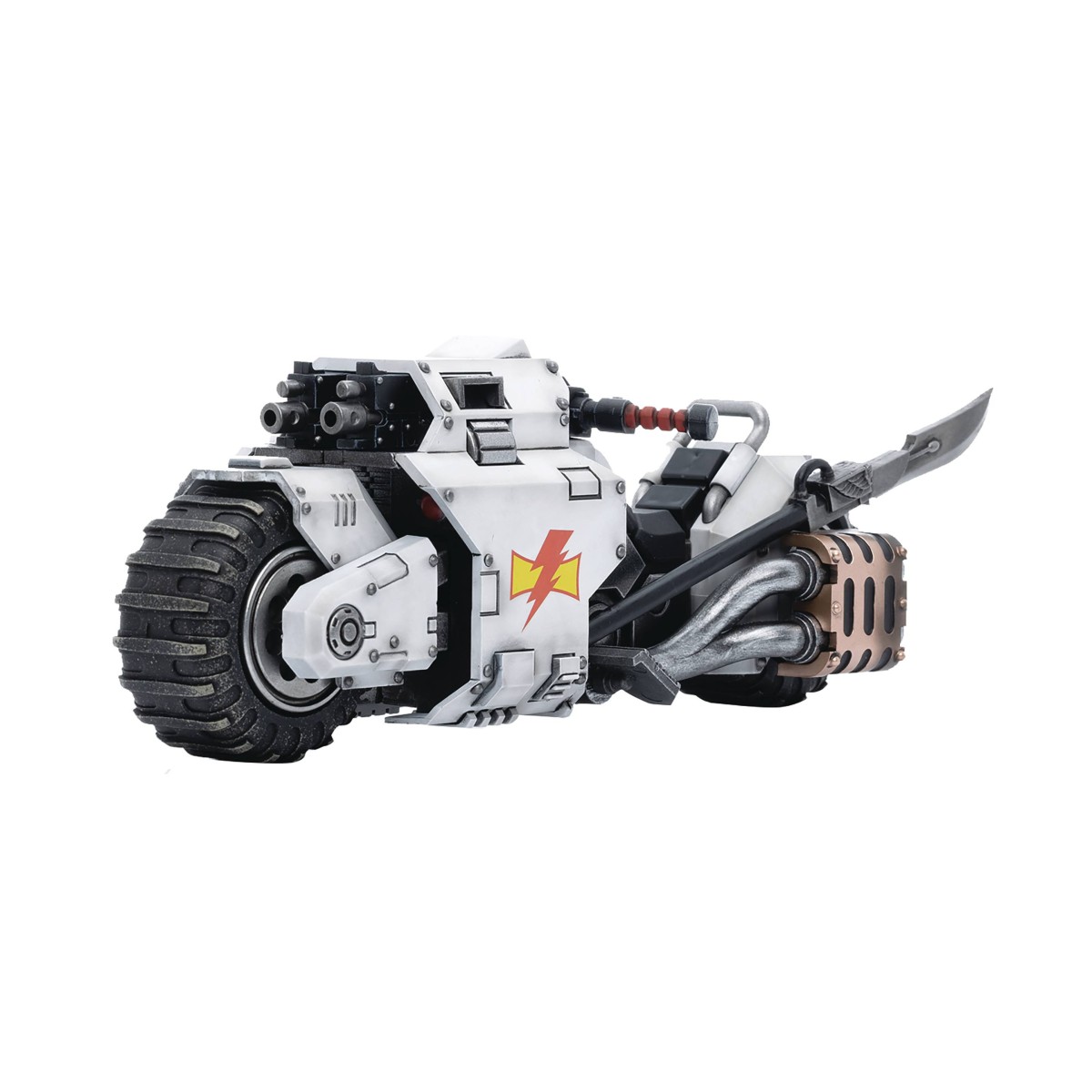 JoyToy Space Marines - White Scars - Raider-Pattern Combat Bike 1/18 - Warhammer 40K