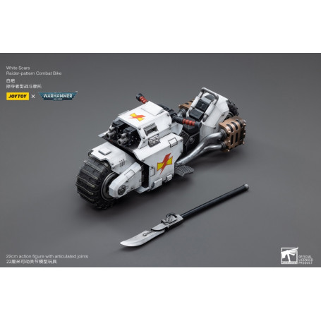 JoyToy Space Marines - White Scars - Raider-Pattern Combat Bike 1/18 - Warhammer 40K