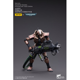 JoyToy Necrons - Necrons Szarekhan Dynasty Immortal with Tesla Carbine 1/18 pack - Warhammer 40K