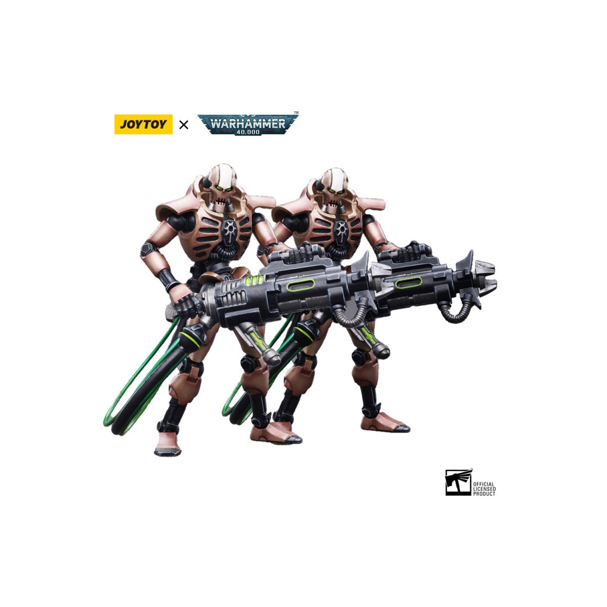 JoyToy Necrons - Necrons Szarekhan Dynasty Immortal with Tesla Carbine 1/18 pack - Warhammer 40K