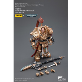 JoyToy Space Marines - Adeptus Custodes Shield-Captain in Allarus Terminator Armour Hydon Seronis 1/18 - Warhammer 40K