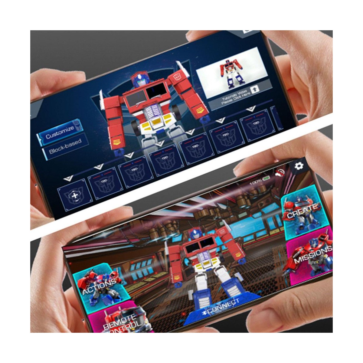 Robosen - Transformers Optimus Prime - interactive self-transforming robot - English version