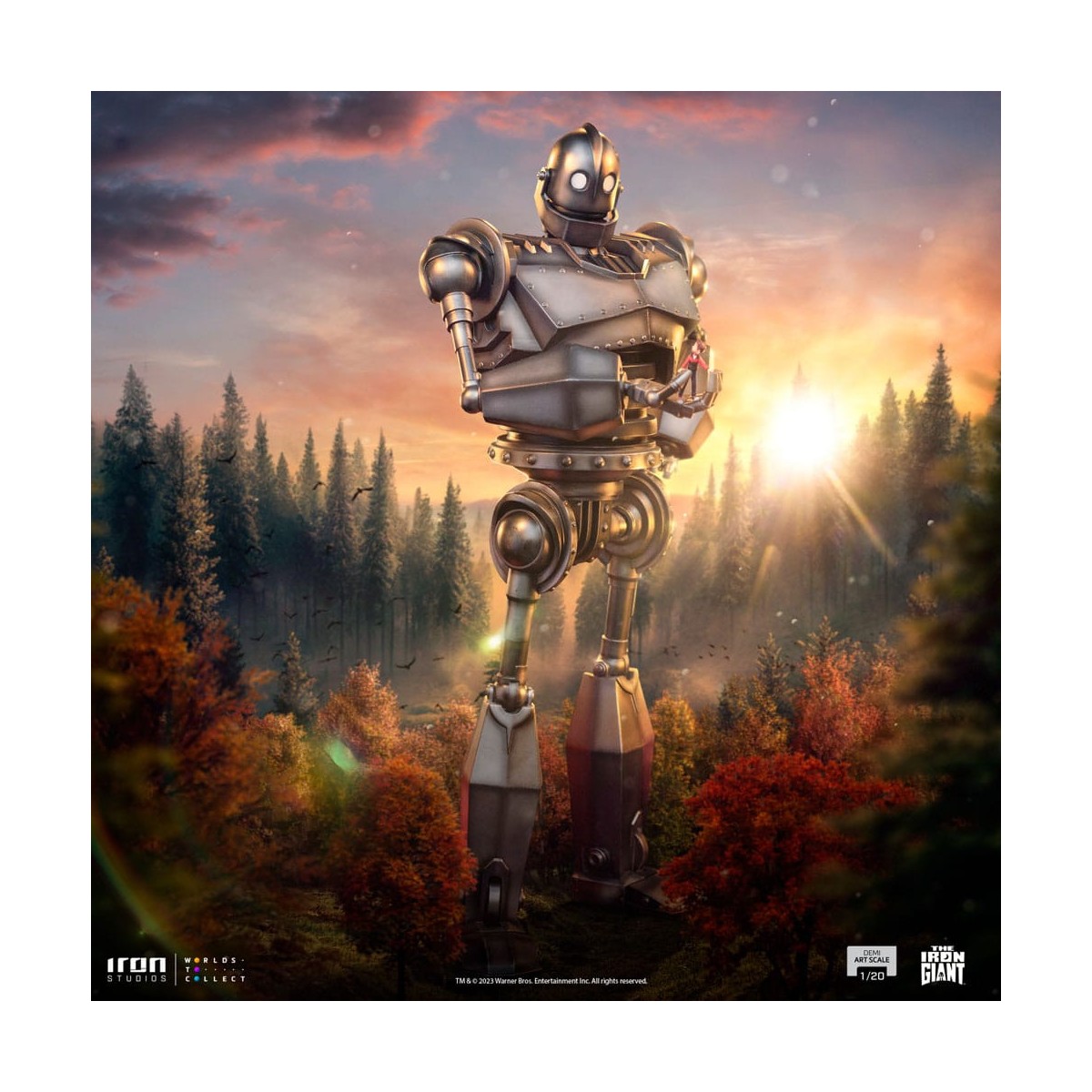 Iron Studios - Half Art Scale 1/20 - The Iron Giant & Hogarth Hughes Statuette