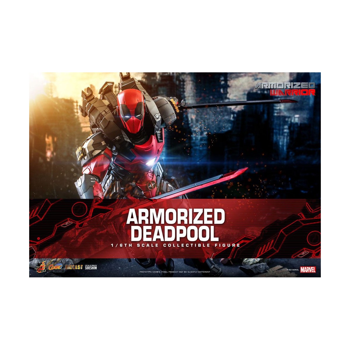 Hot Toys Marvel Armorized Warrior - Armorized Deadpool 1/6 