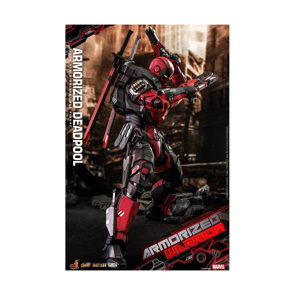 Hot Toys Marvel Armorized Warrior - Armorized Deadpool 1/6 