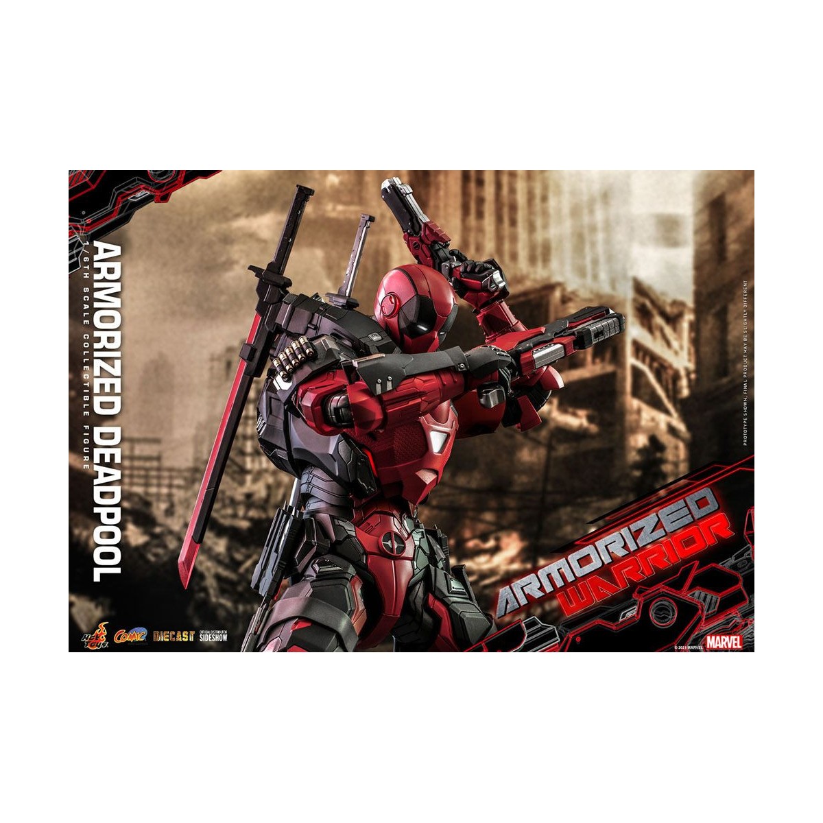 Hot Toys Marvel Armorized Warrior - Armorized Deadpool 1/6 