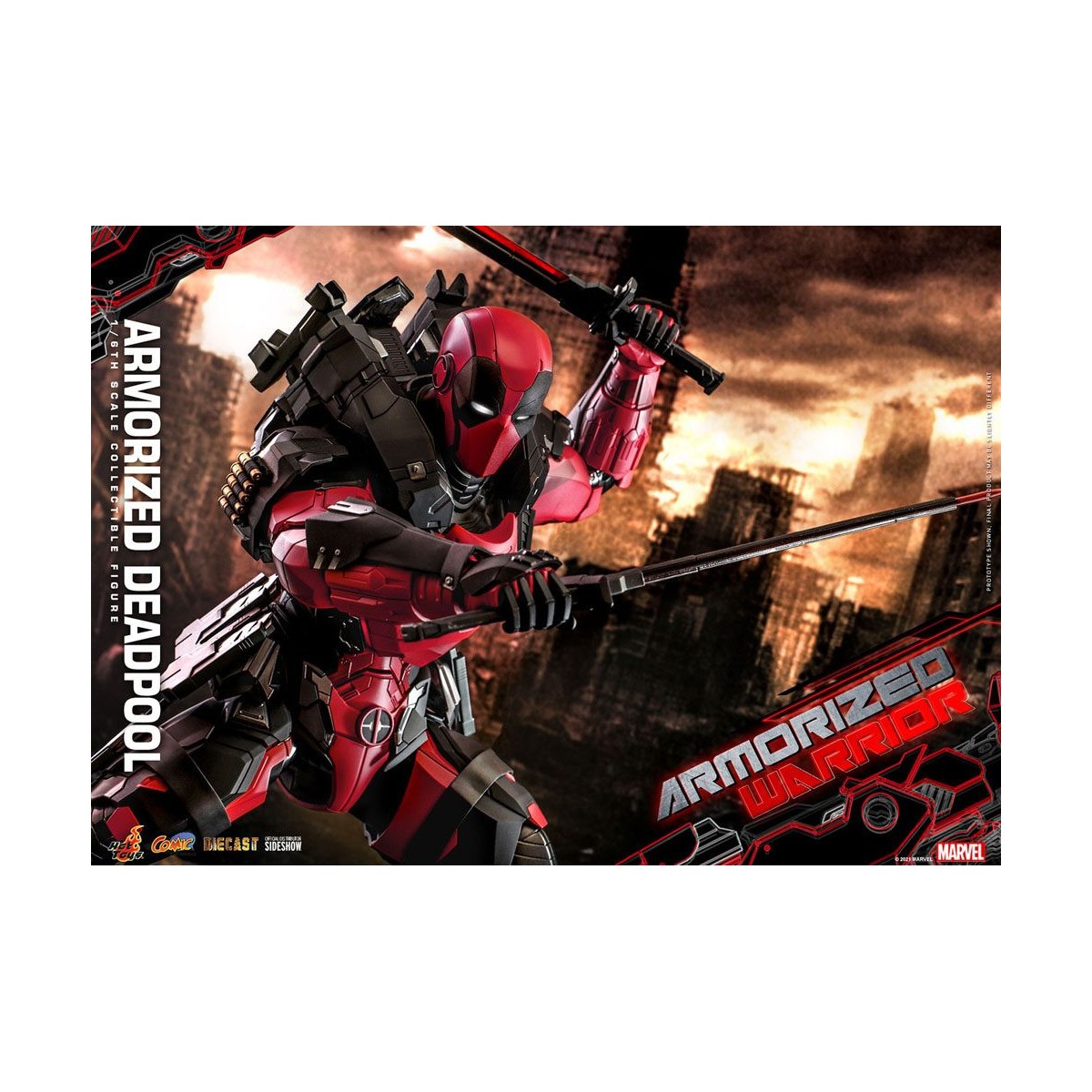 Hot Toys Marvel Armorized Warrior - Armorized Deadpool 1/6 