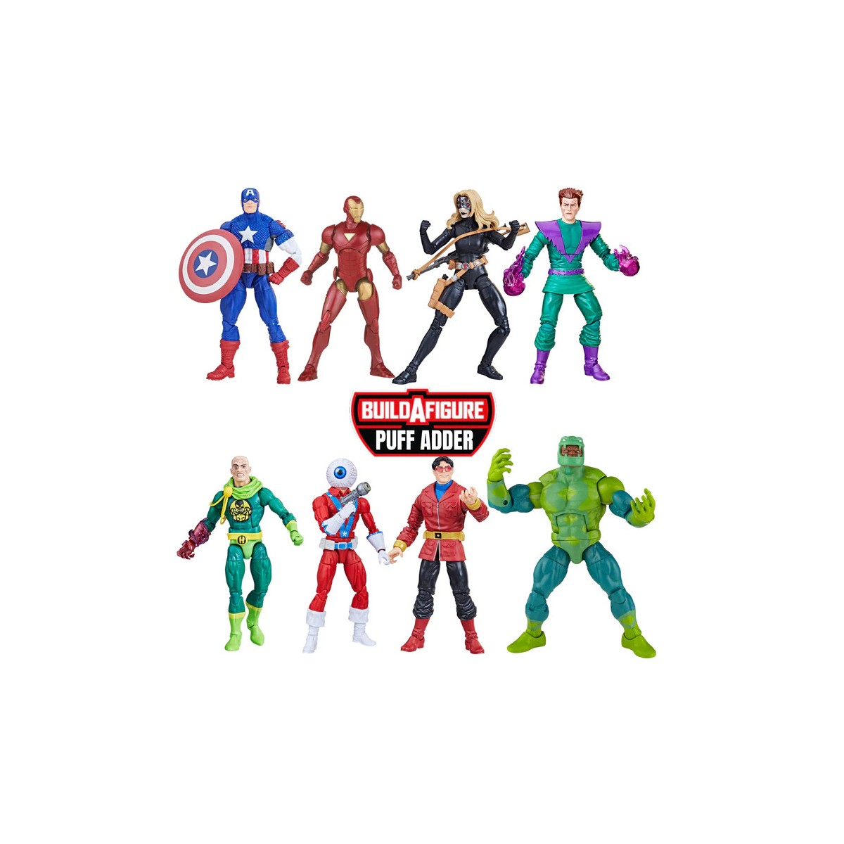 Marvel Legends - PUFF ADDER WAVE - The Avengers Classic Comic - set of 7 figures