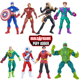 Marvel Legends - PUFF ADDER WAVE - The Avengers Classic Comic - set of 7 figures